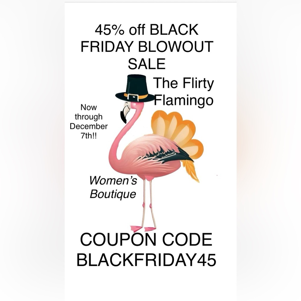 Everything on sale 45% off!